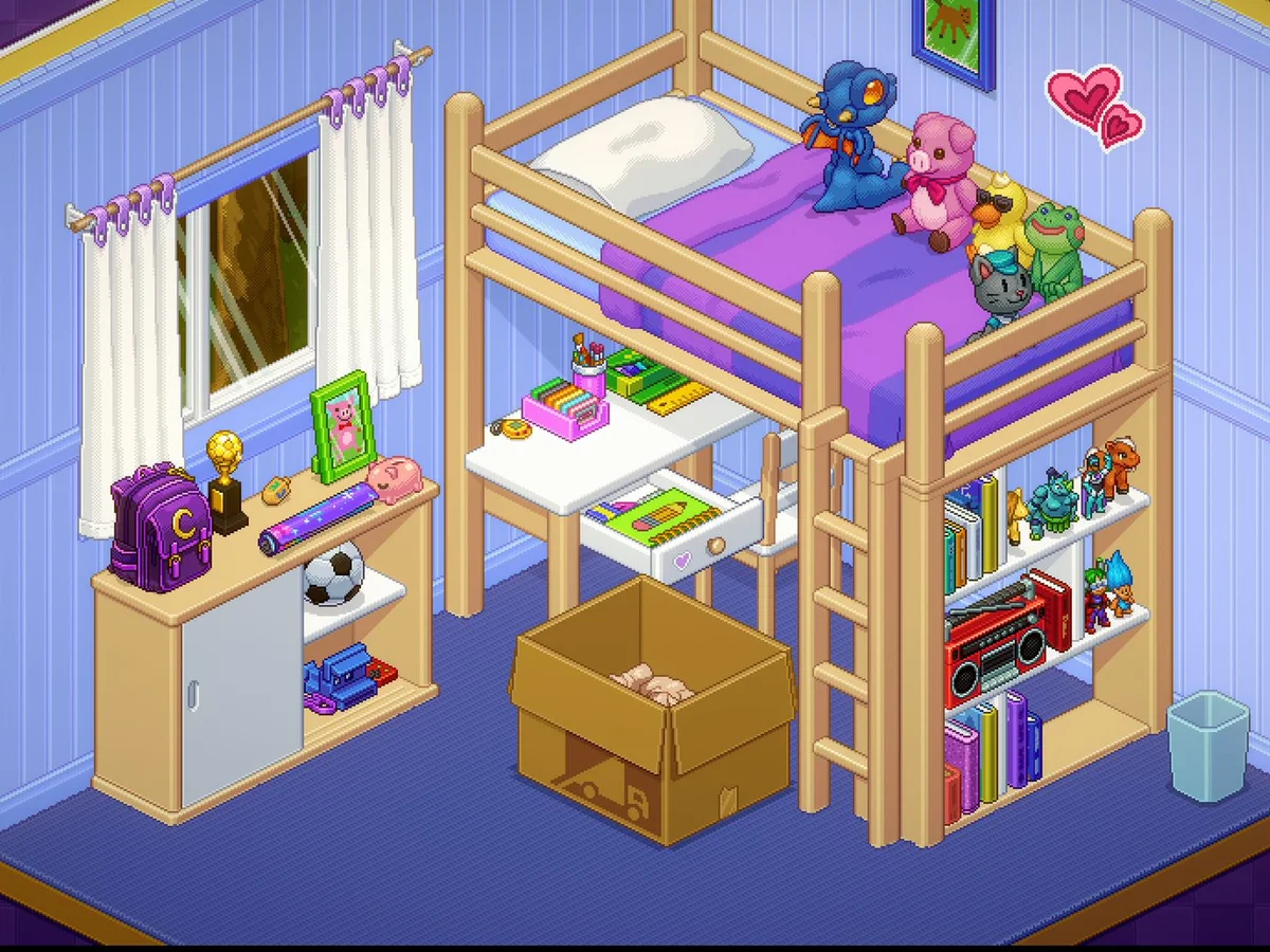 Unpacking oyun görseli - Oda tasarımı ve renk paleti