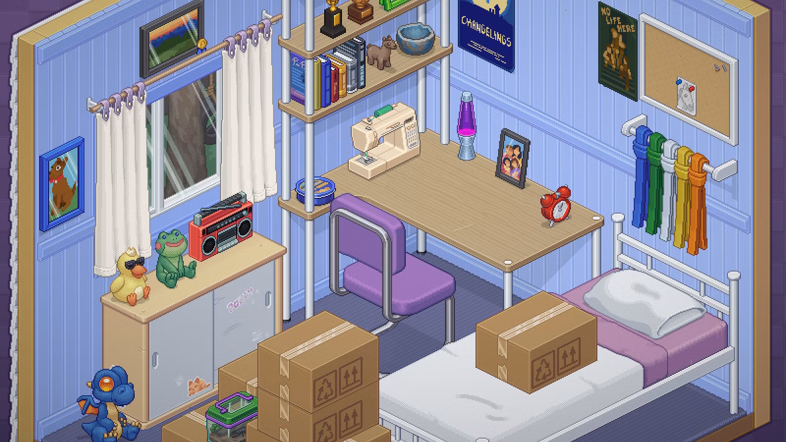 Unpacking oyun ekran görüntüsü - Oturma odası